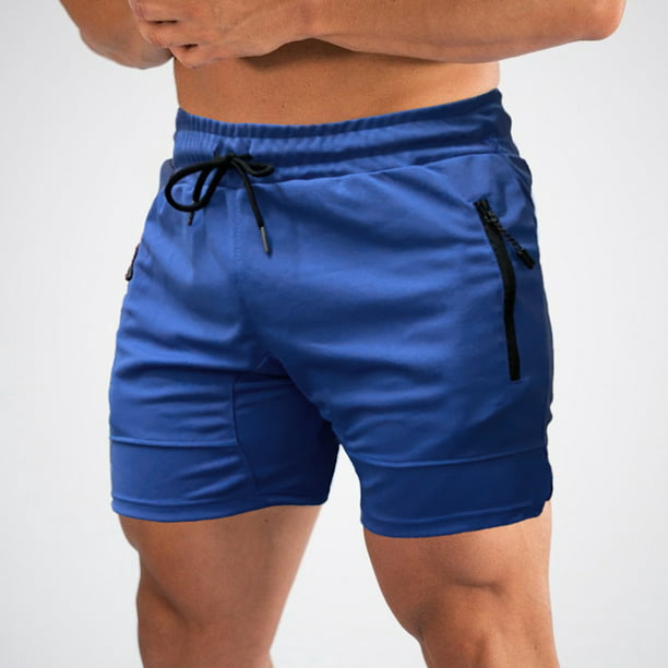 Big Size 5XL Fast Drying Beach Casual Fitness Gym Sports Short Pants,Blue,L,United States 